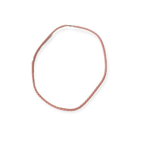 Pink Multi Wrap Leather Braided Bracelet Magnetic Closure NEW - Picture 2 of 3